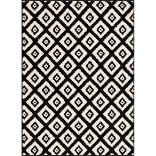 Fekete-fehér szőnyeg 133x180 cm Avanti – FD