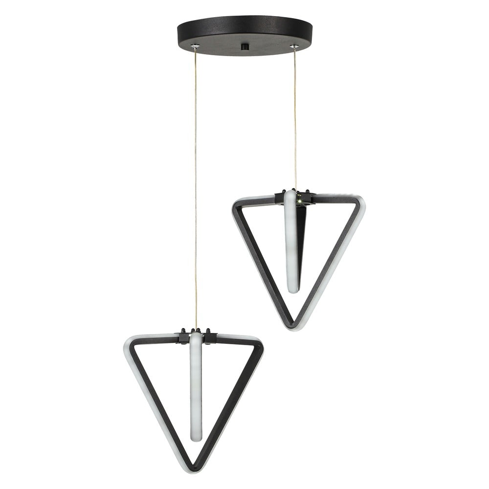 Fekete fém LED függőlámpa ø 20 cm Baris – Squid Lighting