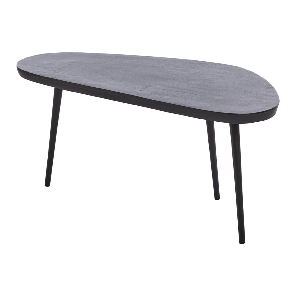 Fekete fém dohányzóasztal 42x87 cm Puno – Light & Living
