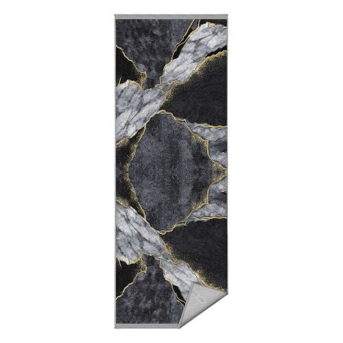 Fekete futószőnyeg 80x200 cm – Mila Home