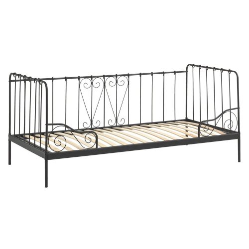 Fekete gyerekágy 90x200 cm Alice - Vipack