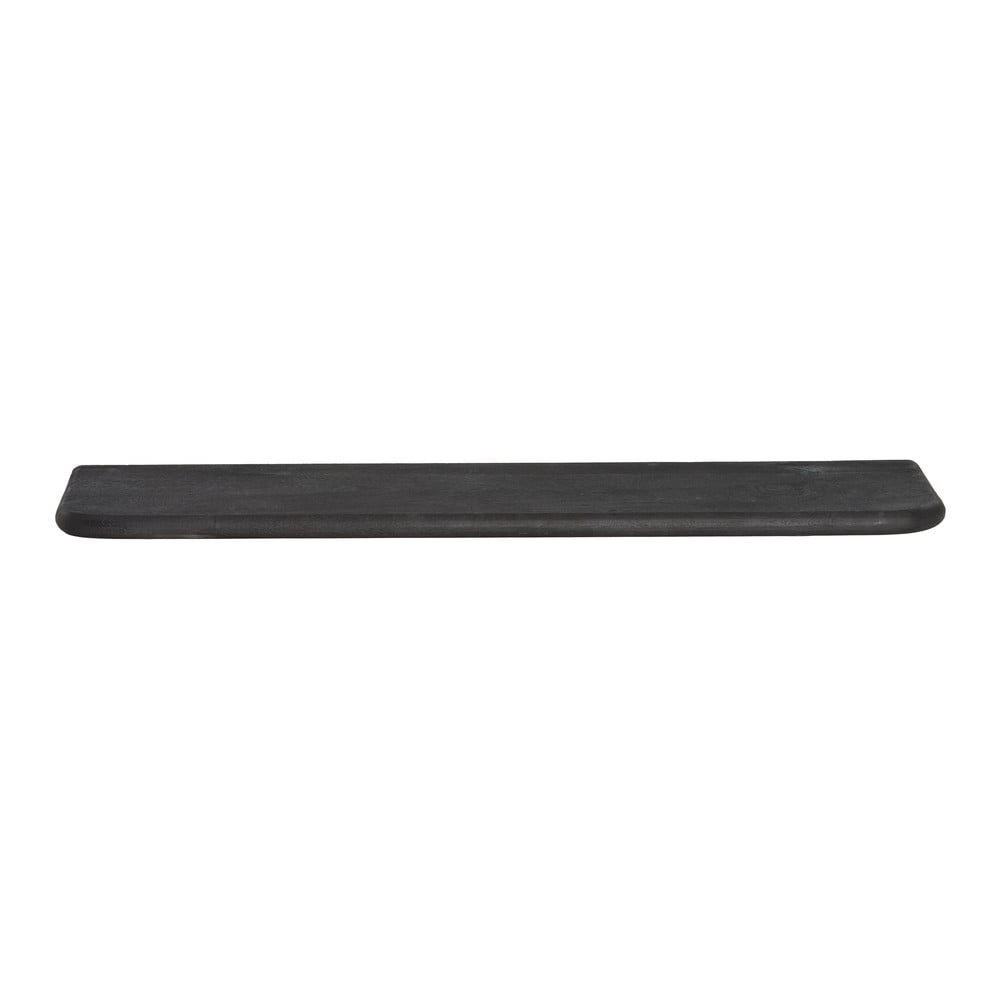 Fekete mangófa fali polc 100 cm Tarontu – Light & Living