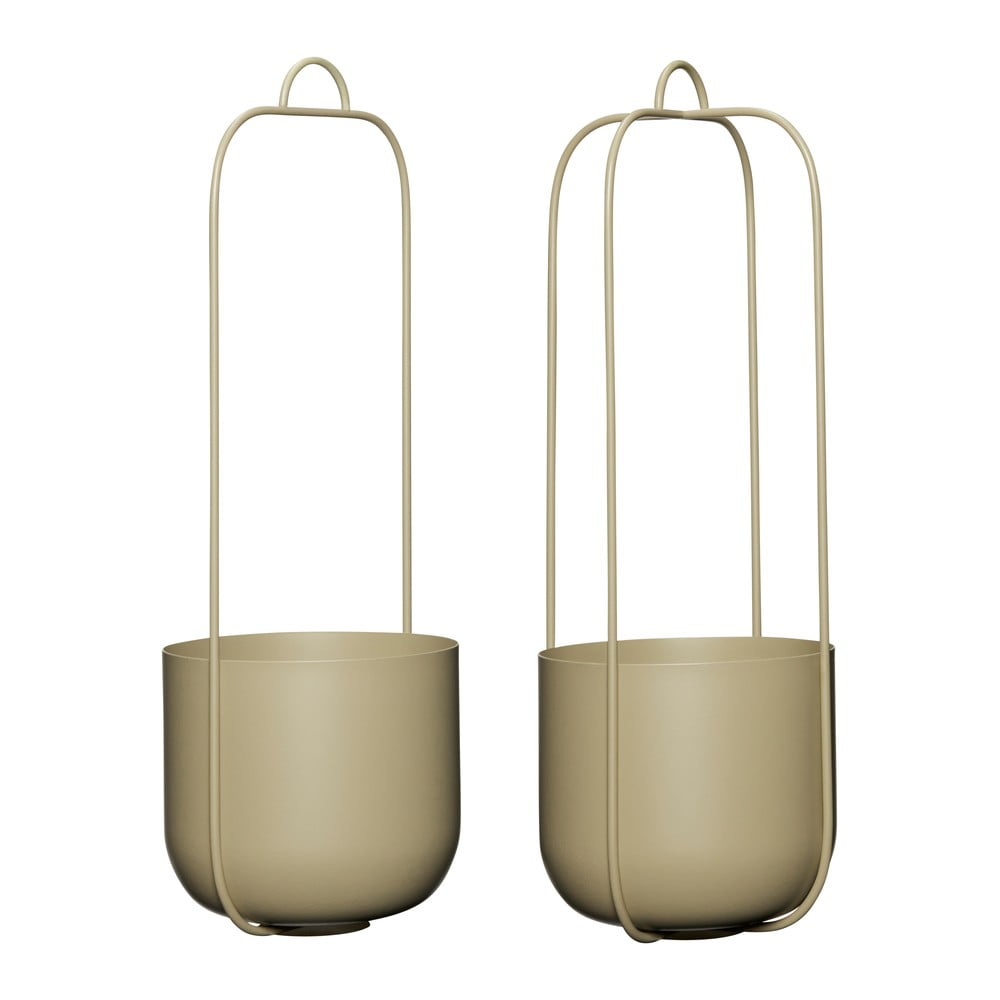 Fém függőkaspó szett 2 db-os ø 16 cm Lotus – Hübsch