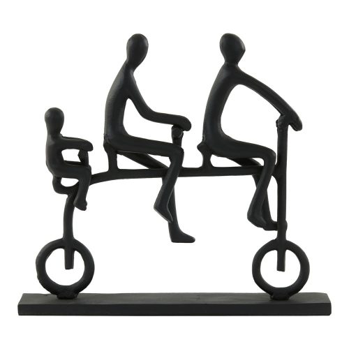 Fém szobor (magasság 32 cm) Cycle – Light & Living