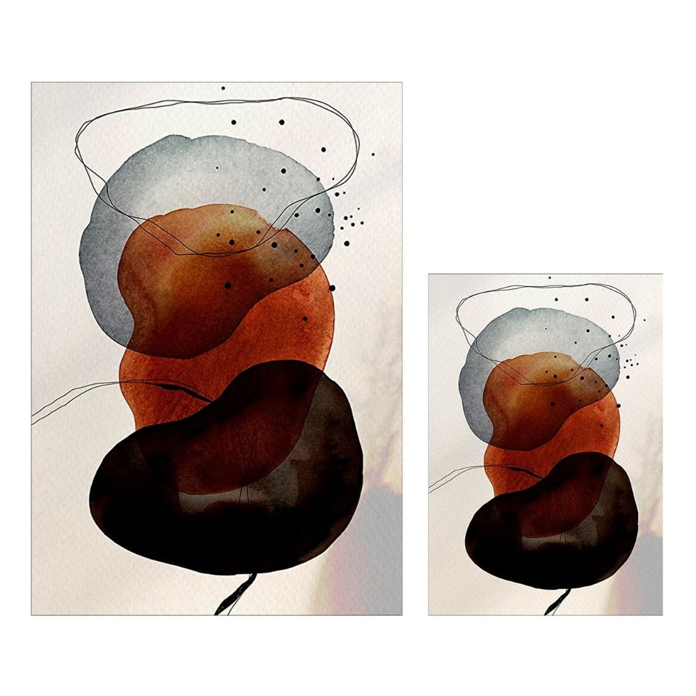 Fürdőszobai kilépő szett 2 db-os 60x100 cm Art Post Modern – Mila Home