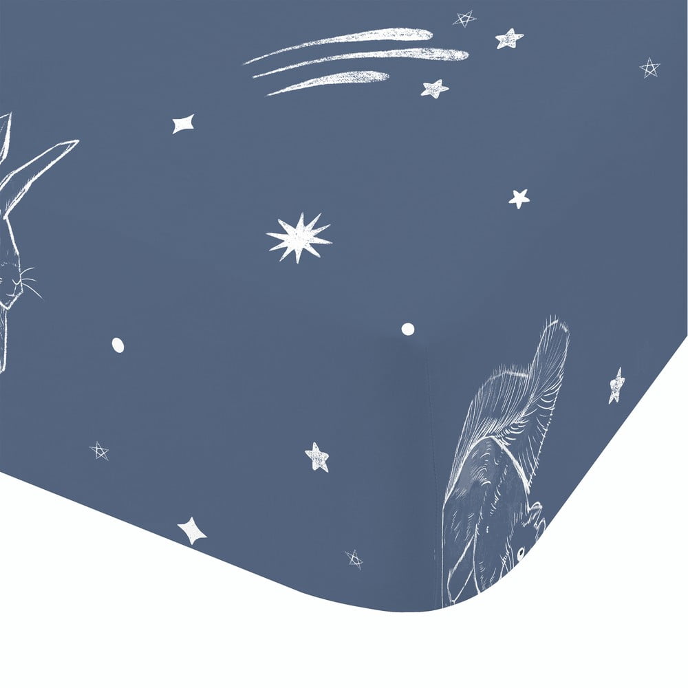 Gumis flanel gyerek lepedő 90x190 cm Starlight Animals – Bianca