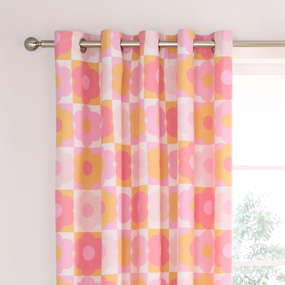 Gyerek függöny szett 2 db-os 168x183 cm Retro Daisy – Catherine Lansfield