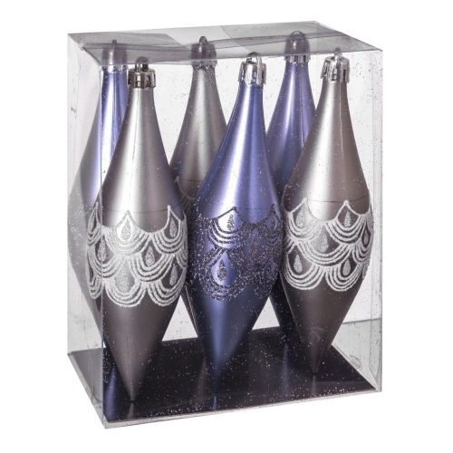 Karácsonyfadísz készlet 6 db-os Icicle – Casa Selección