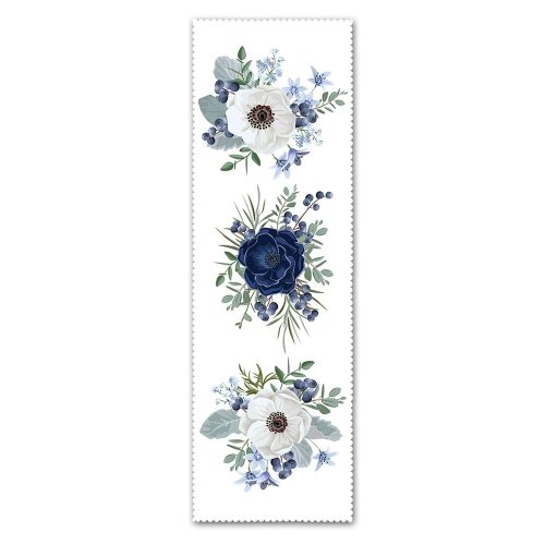 Kék-fehér asztali futó 140x45 cm - Minimalist Cushion Covers