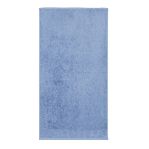 Kék frottír egyiptomi pamut fürdőlepedő 70x120 cm – Bianca