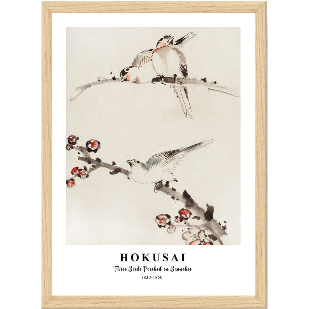 Kép 35x45 cm Hokusai – Wallity