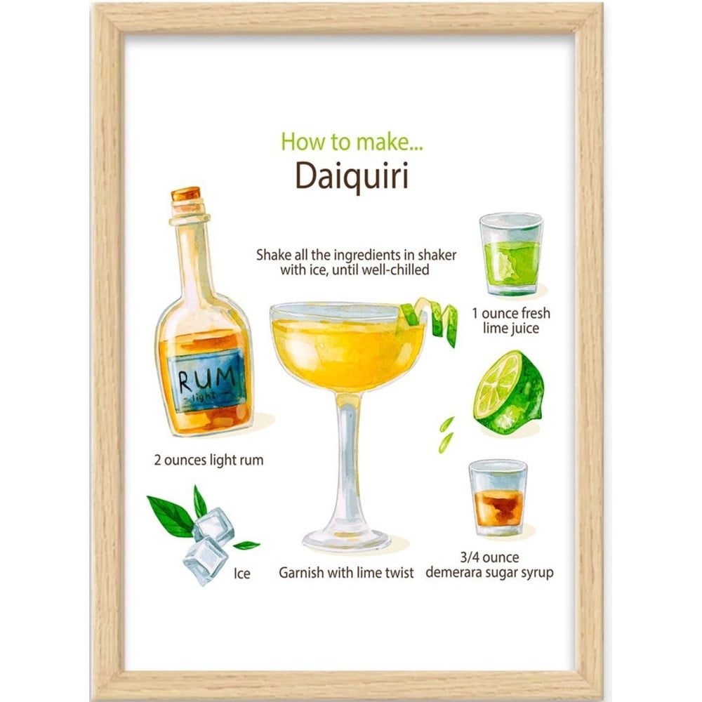 Kép 40x55 cm Daiquiri – Wallity