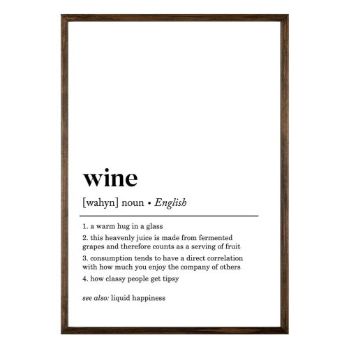 Kép 50x70 cm Wine – Wallity