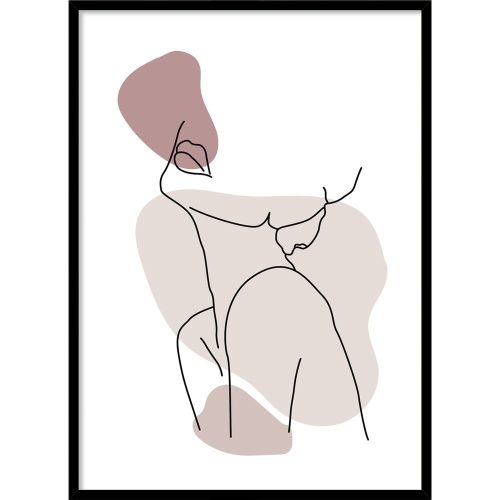 Kép 50x70 cm Woman Pink – Styler