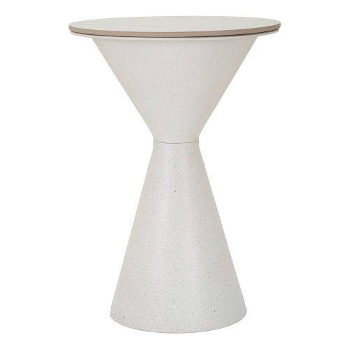 Kerek tárolóasztal kerámia asztallappal ø 44 cm Fush – Mauro Ferretti