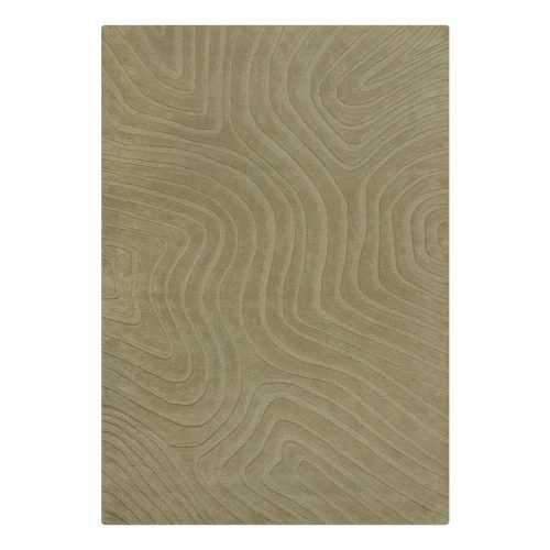 Khaki kézi szövésű gyapjú szőnyeg 160x230 cm Mesmerise Sage – Flair Rugs