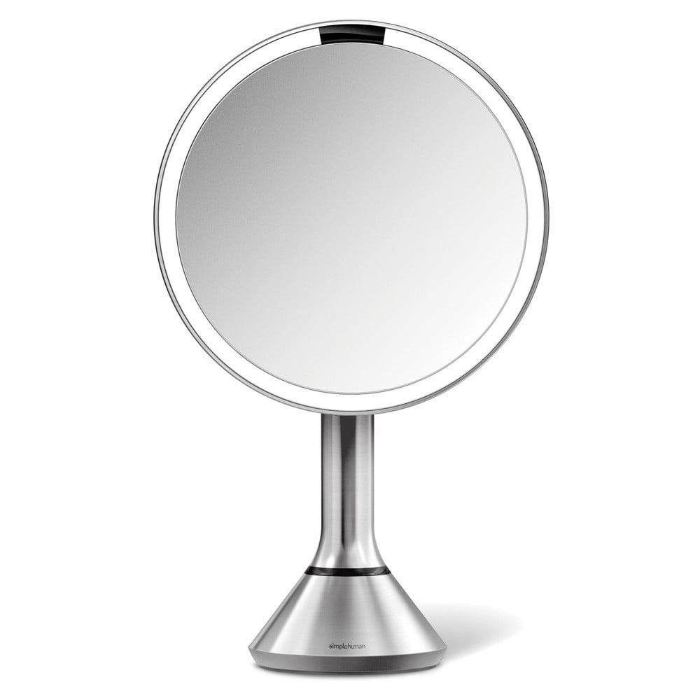 Kozmetikai tükör világítással-nagyítós (ötszörös) ø 20 cm Sensor – simplehuman