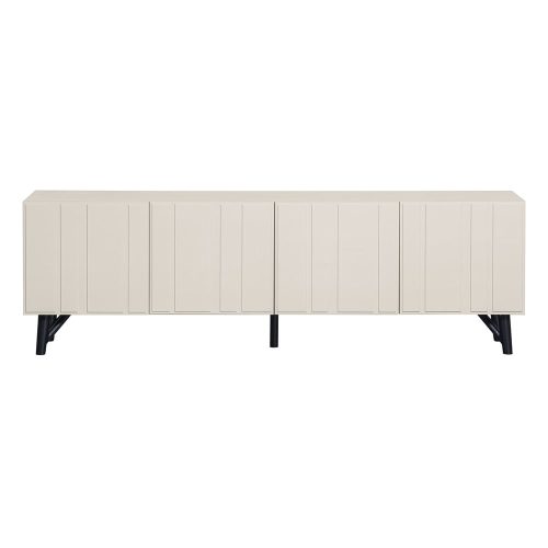 Krémszínű borovi fenyő TV-állvány 181x56 cm Miller – WOOOD