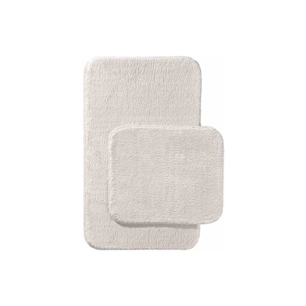 Krémszínű fürdőszobai kilépő szett 2 db-os 50x90 cm Plush – Mila Home
