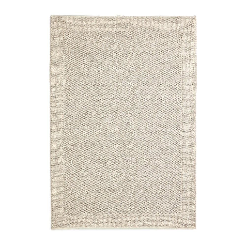 Krémszínű gyapjú szőnyeg 160x230 cm Minji – Kave Home