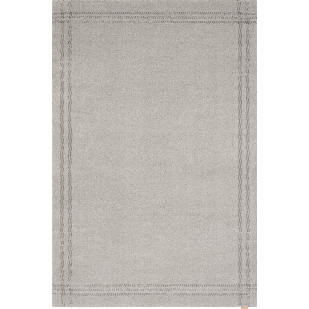 Krémszínű gyapjú szőnyeg 200x300 cm Calisia M Grid Rim – Agnella