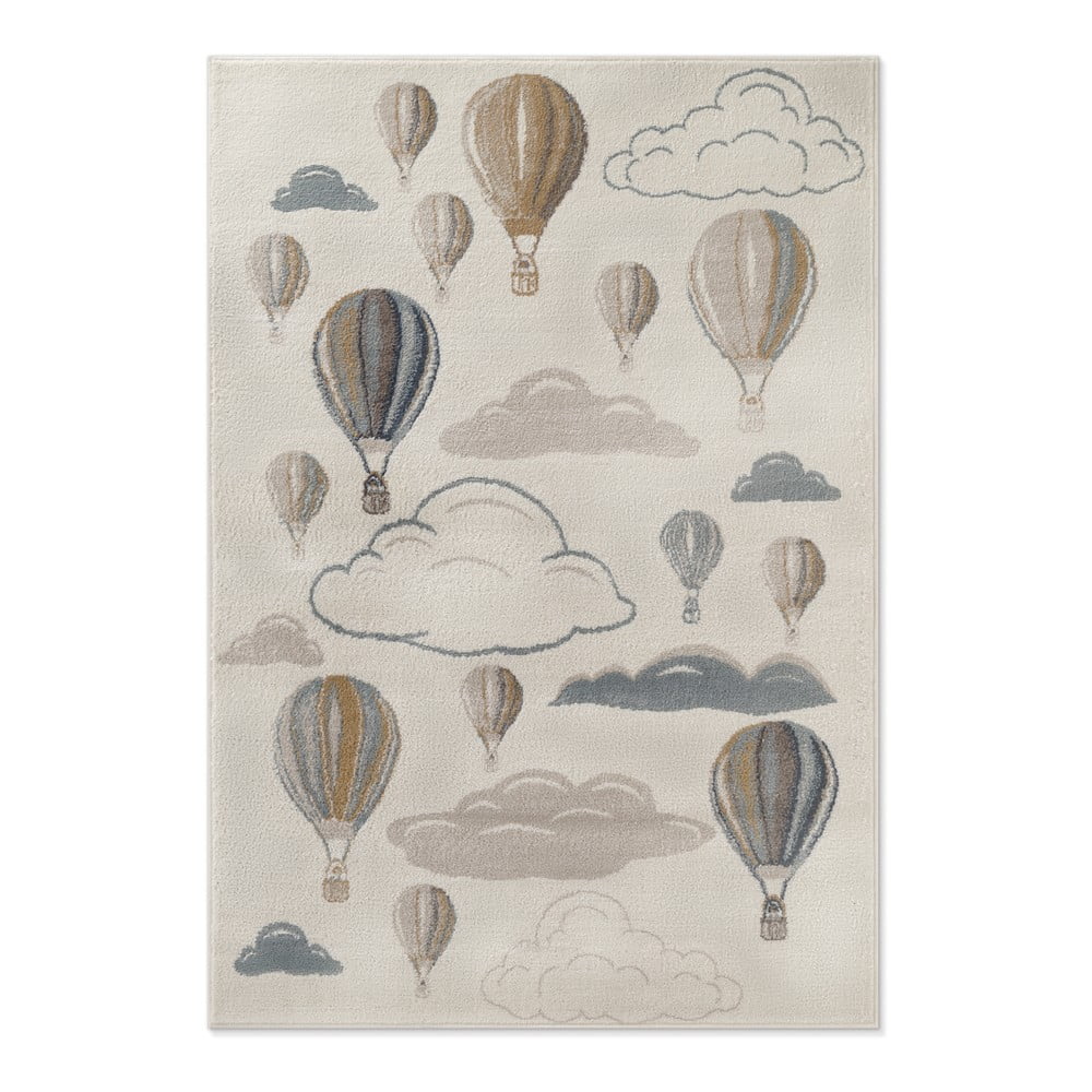 Krémszínű gyerek szőnyeg 120x170 cm Hot Air Balloon – Hanse Home