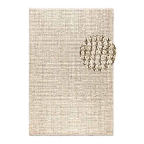 Krémszínű juta szőnyeg 120x170 cm Bouclé – Hanse Home