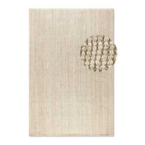 Krémszínű juta szőnyeg 190x280 cm Bouclé – Hanse Home