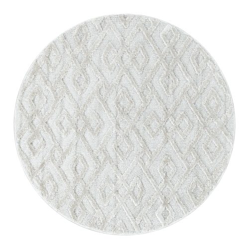 Krémszínű kerek szőnyeg ø 80 cm Pisa – Ayyildiz Carpets