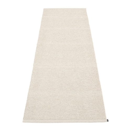Krémszínű kültéri-beltéri futószőnyeg 70x200 cm Mono Linen Vanilla – Pappelina