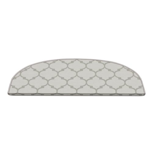 Krémszínű lépcsőszőnyeg szett 16 db-os 20x65 cm Madalyon – Vitaus