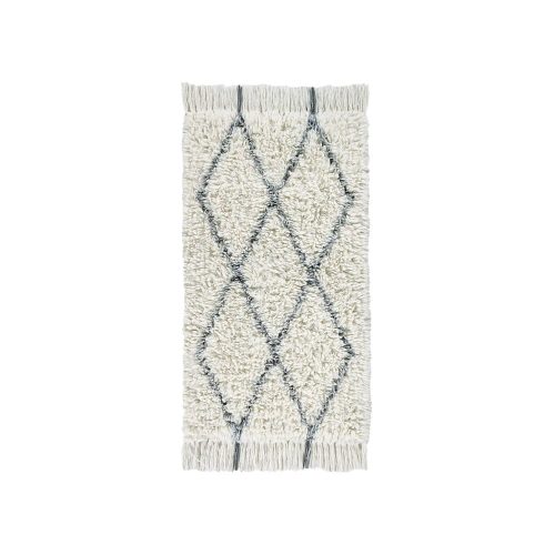 Krémszínű mosható kézi szövésű gyapjú szőnyeg 80x140 cm Berber Soul – Lorena Canals