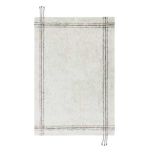 Krémszínű mosható kézi szövésű pamut szőnyeg 90x130 cm Cuisine Natural – Lorena Canals