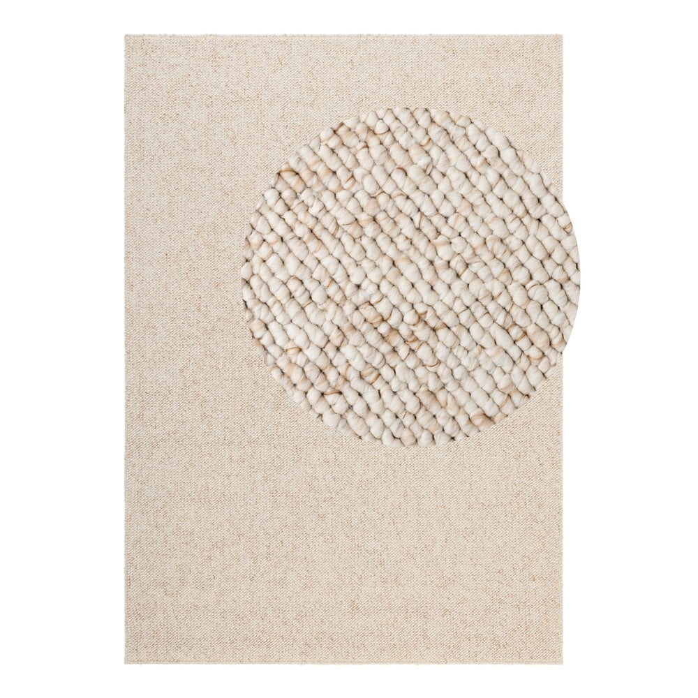Krémszínű mosható szőnyeg 80x150 cm Rocco Cream – Elle Decoration