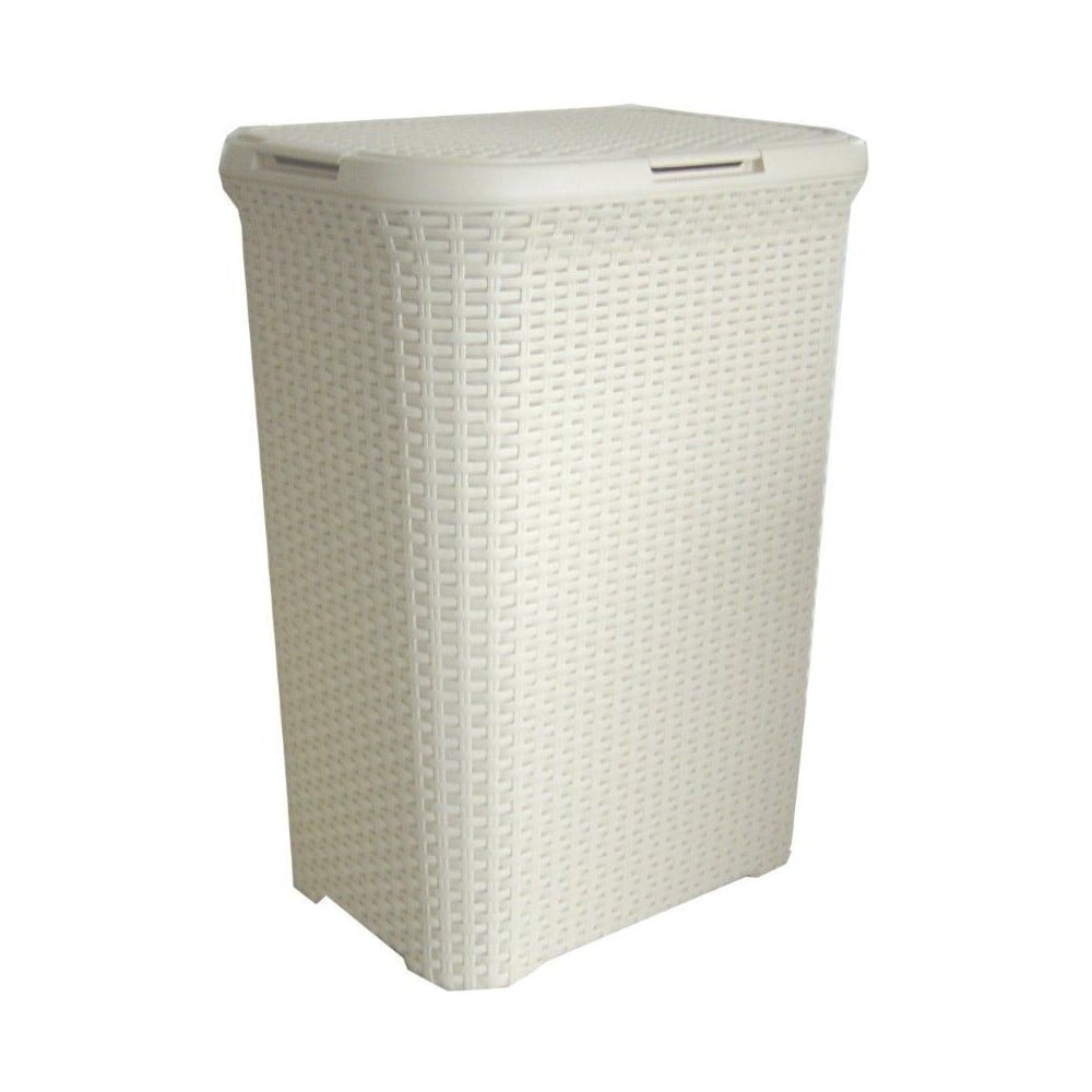 Krémszínű műanyag szennyeskosár 40 l Style – Curver