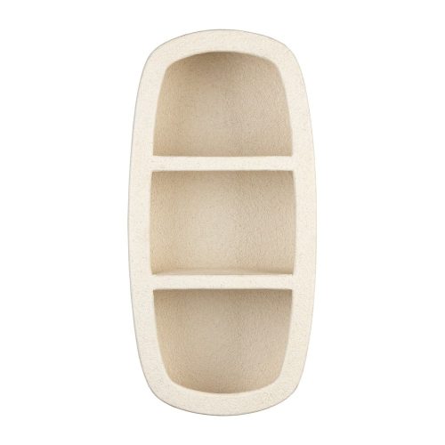 Krémszínű többszintes fali polc 23 cm Veda – Dutchbone