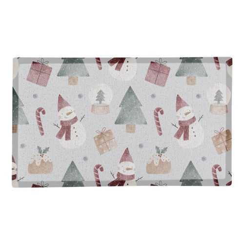 Lábtörlő karácsonyi mintával 40x70 cm Snowman – Artsy Doormats