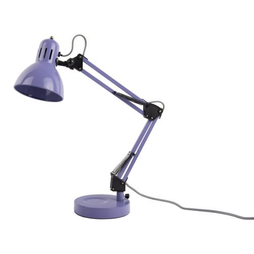 Lila asztali lámpa fém búrával (magasság 52 cm) Funky Hobby – Leitmotiv