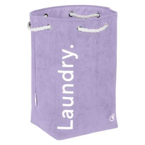 Lila textil szennyeskosár 35