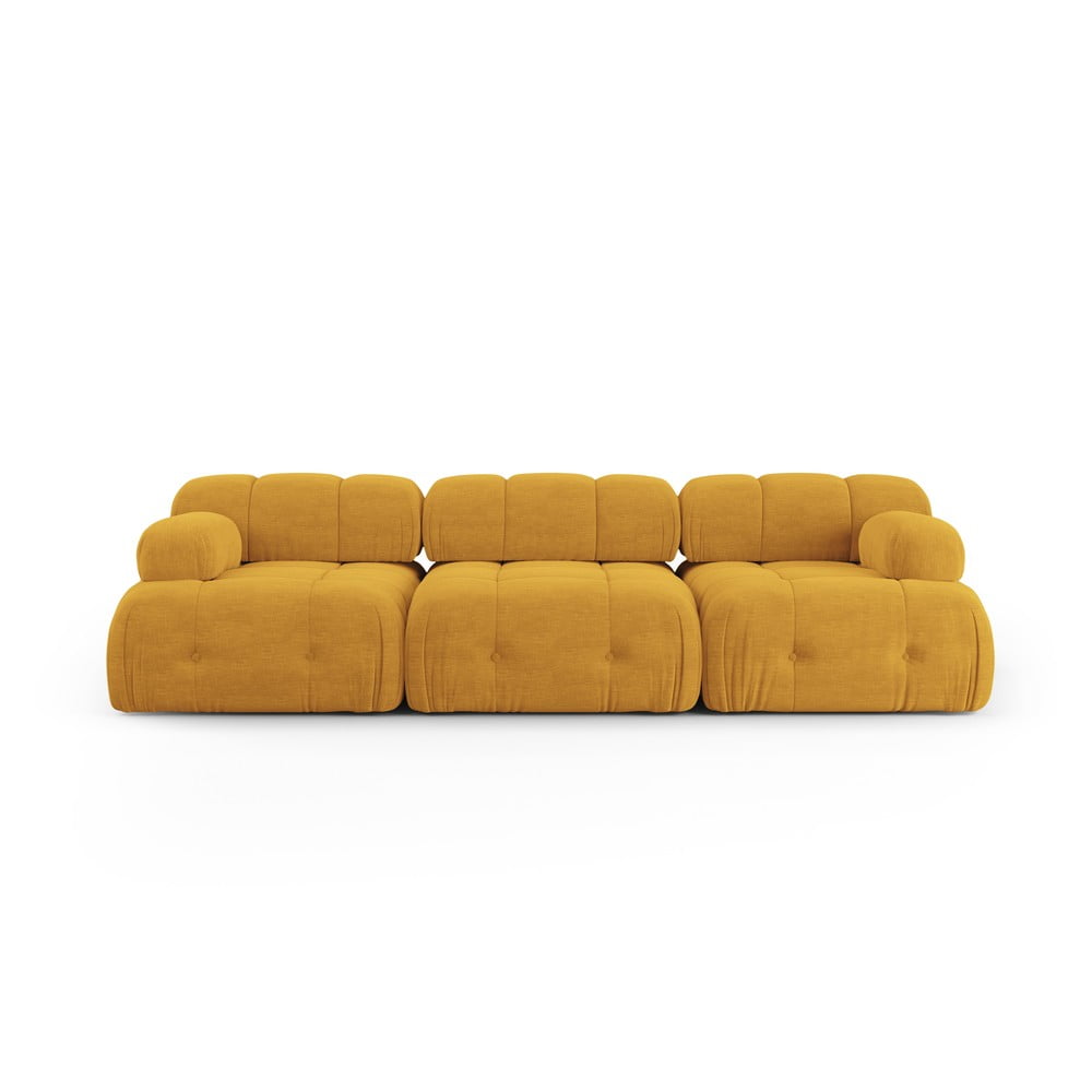 Mustársárga kanapé 288 cm Ferento – Cosmopolitan Design