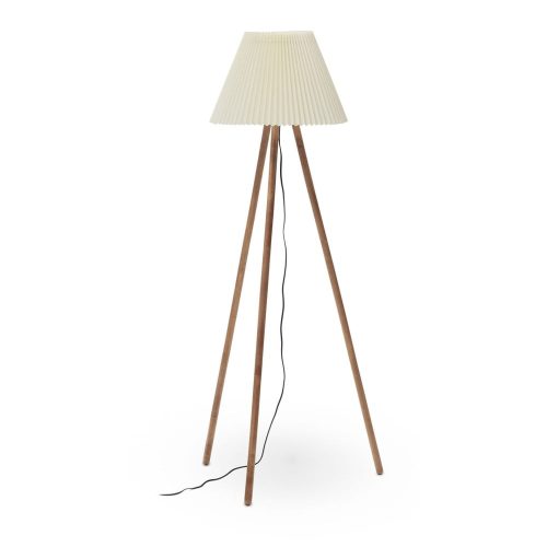 Natúr színű állólámpa textil búrával (magasság 149 cm) Benicarlo – Kave Home