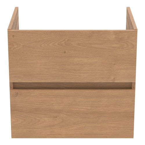 Natúr színű fali mosdó alatti szekrény tölgyfa dekorral 60x55 cm Eurovit+ – Ideal Standard