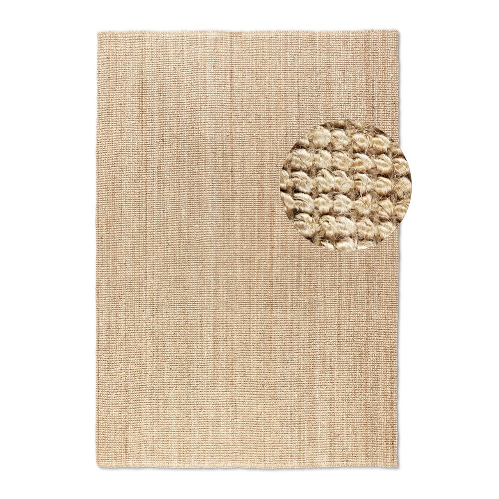 Natúr színű juta szőnyeg 80x150 cm Bouclé – Hanse Home