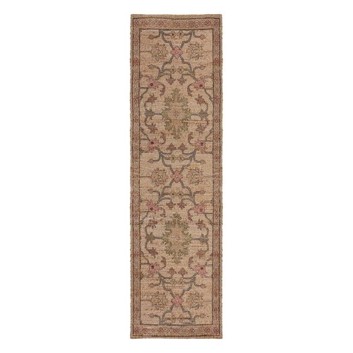 Natúr színű kézi szövésű jutakeverék futószőnyeg 60x230 cm Celine Jute Global – Flair Rugs