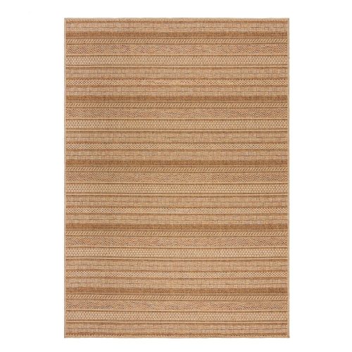 Natúr színű kültéri-beltéri szőnyeg 160x230 cm Farah Stripe – Flair Rugs