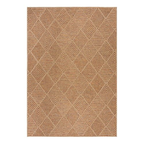 Natúr színű kültéri-beltéri szőnyeg 200x290 cm Nora Diamond – Flair Rugs