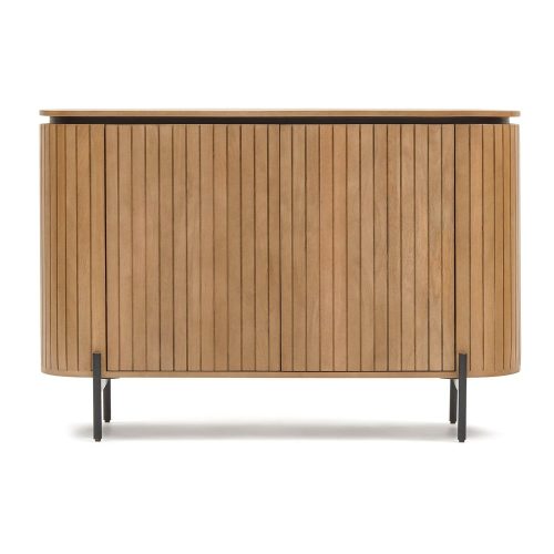 Natúr színű mangófa alacsony komód 120x80 cm Licia – Kave Home