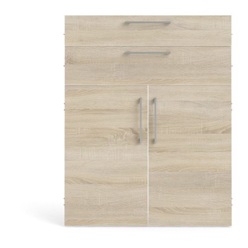 Natúr színű moduláris polcrendszer elem tölgyfa dekorral 84x105 cm Prima – Tvilum