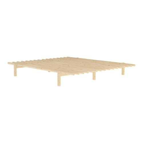 Norovi fenyő franciaágy ágyráccsal 180x200 cm Pace – Karup Design
