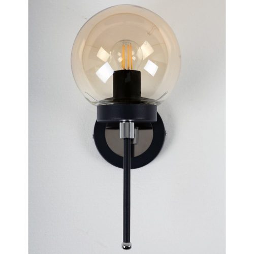 Okkersárga-fekete fali lámpa ø 15 cm Tokyo – Squid Lighting